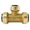 Apollo 1 in. x 1 in. x 3/4 in. Brass Push-to-Connect Reducer Tee FSBT1134 - alternate 7